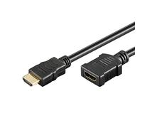 GOOBAY 69912 - HDMI haute vitesse, Ethernet, 4K à 30 Hz, 0,5 m