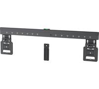 Goobay 70822 Basic Ultraslim Support TV mural Basic FIXED (XL), noir - Support pour téléviseurs de 43 à 100 pouces (109 - 254 cm), max. 75 kg, design ultra-plat avec 9,5 mm d'épaisseur de paroi