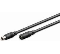 Goobay 71402 Câble d'extension DC 2,5 mm, noir, 10 m - pour l'alimentation électrique
