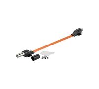 Goobay 71410 Câble Passe Fenêtre SAT Étanche à L'Eau, Extrêmement Plat (0.3), 0.5 m Longueur