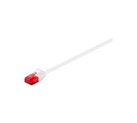 Goobay 71549 CAT 6 Câble de Liaison fin, U/UTP, Blanc