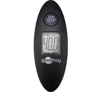 Goobay 71882 Balance à bagages numérique, noir - jusqu'à 40 kg pour une détermination précise du poids des bagages