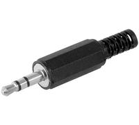 Goobay 72279 Fiche Jack - 3 5 mm - stéréo - Version en Plastique avec Protection Anti-Torsion