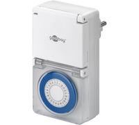 Goobay 73289 Compteur électrique White Programmateur Journalier