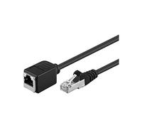 Goobay 73390 CAT 5e Rallonge, F/UTP, Noir, 15m Longueur