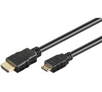 Goobay 74082 Series 2.0 High-Speed-HDMI™-Kabel auf Mini-HDMI™ 4K @ 60 Hz, 1.5 m, schwarz - 4K/60Hz