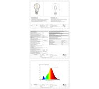 goobay 74106 Ampoule LED filament 11W / forme de bougie/ampoule lumière blanche chaude 2700K/lampe à faible développement de chaleur/non dimmable / 11 kWh/1000h cristal clair / 3 pièces