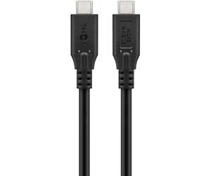 Goobay 74187 câble USB USB4 Gen 2x2 1 m USB C Noir
