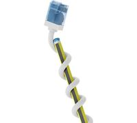 Goobay 74284 Câble patch CAT 6A ultra flexible, slim, U/UTP, blanc, 0.25 m - connecteur extra court, conducteur cuivre pur (CU), LSZH, gaine TPE, AWG 32
