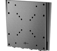 Goobay 74415 Basic Support TV mural Caravan FIXED (M), noir - Support pour téléviseurs de 23 à 42 pouces (58 - 107 cm), max. 30 kg, design ultra-plat avec seulement 18 mm de distance du mur