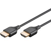 Goobay 75295 Câble standard Slim High Speed HDMI™ avec Ethernet, 3 m, noir - 4K/60Hz