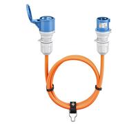 goobay Rallonge CEE pour Caravane 25 m Prise CEE vers Prise CEE avec Capuchon de Fermeture IP44 Câble pour Camping, Camping-Car et Caravane - 76230