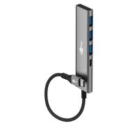 Goobay 76562 hub & concentrateur USB Type-C 5000 Mbit/s Gris