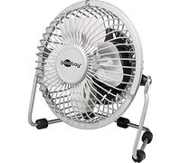 goobay 77503 Ventilateur de bureau USB 4" pour rafraîchir votre bureau Argenté