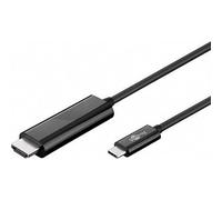 Goobay Câble adaptateur USB-C vers HDMI 77528 – 4K 60 Hz – 1,80 m Noir