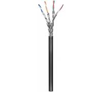 Goobay Câble réseau 77624 CAT6 S/FTP (PiMF) extérieur Noir 100 m