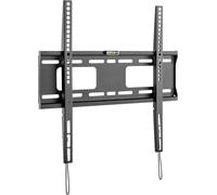 goobay 78780 Support mural pour TV Pro Fixed (M), 32" à 55" (81-140 cm), 50 kg, fixation facile et sûre, norme Vesa, QLED/LED, noir