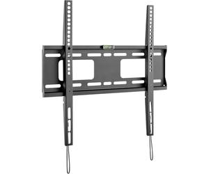 goobay 78780 Support mural pour TV Pro Fixed (M), 32" à 55" (81-140 cm), 50 kg, fixation facile et sûre, norme Vesa, QLED/LED, noir