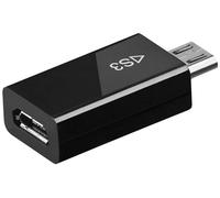 Goobay 79209 Convertisseur Micro USB 5 Pin > 11 Pin, noir, 0.2 m - pour utiliser les accessoires du Galaxy S2 sur le S3, S4, S5