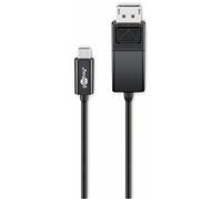 Goobay 79295 Câble adaptateur USB-C™- DisplayPort 4k60Hz, 1,20 m, noir, 1.2 m - USB-C™ mâle > DisplayPort mâle