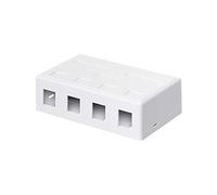 Goobay 79376 Boîtier Vide Keystone, 4-port