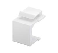 goobay 79816 Cache Keystone, Blanc, 16.8mm Largeur, Paquet de 4