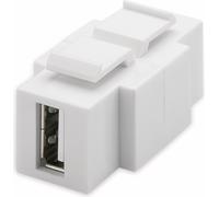 Goobay 79930 Module Keystone USB, encastrable des deux côtés - largeur 16,9 mm, USB 2.0 femelle (type A)
