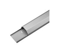 Goobay 90668 Conduite de câble goulotte flexible (L x l x h) 1100 x 50 x 26 mm 1 pc(s) argent