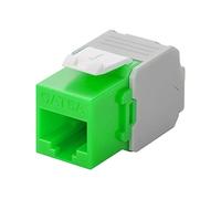 goobay 90687 Cat 6 A Keystone RJ45/Femelle UTP Vert/Blanc