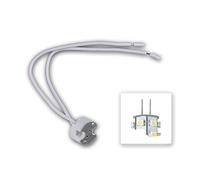 Goobay 9132 G4 Douille Ampoule avec Deux Câbles