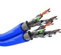 Goobay 91897 câble de réseau Bleu 500 m Cat7a+ S/FTP (S-STP)