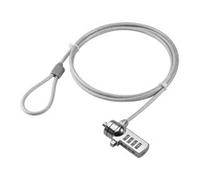 Goobay Serrure de sécurité pour ordinateur portable PC LOCK 2 93038-D - Câble 1,5 m