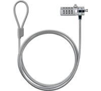 Goobay 93038 Verrou de sécurité pour ordinateurs portables et PC - Verrou à combinaison de 4 chiffres