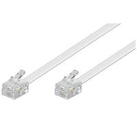 Goobay 93067 Câble de Raccordement Modulaire, Blanc, 3m Longueur