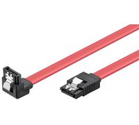 Goobay 93116 Câble HDD S-ATA 1.5 GBits / 3 GBits 90° Clip, 0.5 m - SATA type L mâle > SATA type L mâle 90