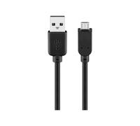 Cordon USB type A mâle vers micro USB mâle longueur 1.80 m Arduino A000071