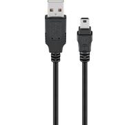 Goobay 93228 câble USB USB 2.0 0,15 m USB A Mini-USB B Noir