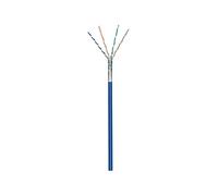 Goobay 93265 CAT 5e Câble Réseau, F/UTP, Bleu, 100m Longueur