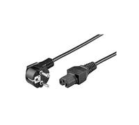 Goobay, 93277, Câble Électrique Noir 2 M - Cables Électriques (2 M, Mâle/Femelle, Noir)