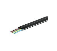 Goobay 93306 Câbles Téléphoniques 100m Bobine, AWG 28, CCA, Aluminium Revêtu de Cuivre, Noir, 100m Longueur