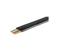 Goobay 93308 Câbles Téléphoniques 100m Bobine, AWG 28, CCA, Aluminium Revêtu de Cuivre, Noir, 100m Longueur