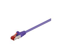 Goobay 93540 CAT 6 Câble de Liaison, S/FTP (PiMF), Violet, 20m Longueur