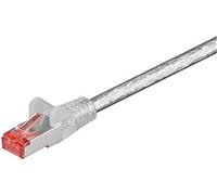 Goobay 93548 CAT 6 Câble de Liaison, S/FTP (PiMF), Transparent, 10m Longueur
