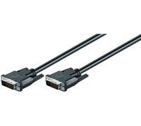 [93573] Goobay Câble Full HD DVI-D Dual-Link (24+1 pin) Mâle - Mâle 1,8 m Noir
