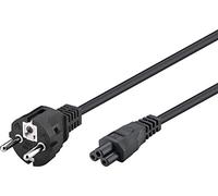 Goobay 93586 Cordon D'Alimentation (avec Terre), 1.8 m Longueur, Noir