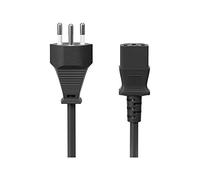 goobay 93617 Cordon D'Alimentation Suisse, 2 m Longueur, Noir