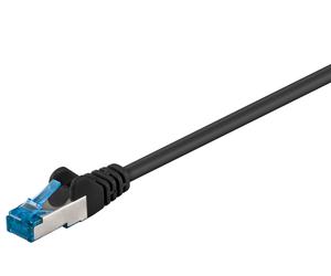 Goobay 93664 câble de réseau Noir 0,5 m Cat6a S/FTP (S-STP)