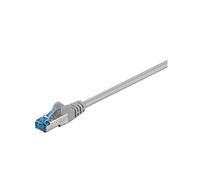 Goobay 93680 CAT 6a Câble de Liaison, S/FTP (PiMF), Gris, 1m Longueur