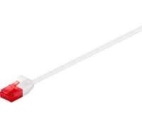 Goobay 93711 CAT 6 Câble patch slim, U/UTP, blanc, 15 m - matériau cuivre
