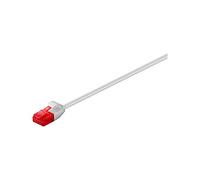 goobay - Cordon de raccordement - RJ-45 (M) pour RJ-45 (M) - 10 m - UTP - CAT 6 - moulé, sans crochet - gris